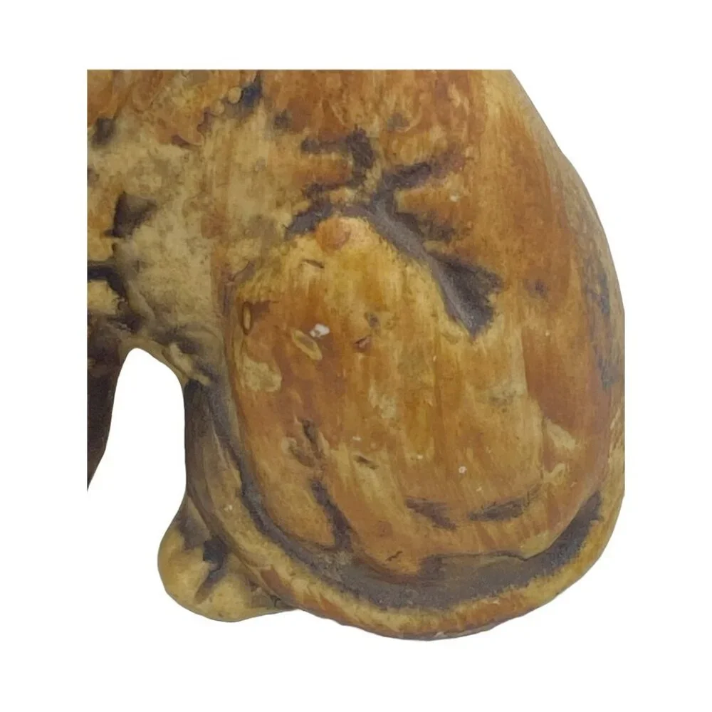 Vintage Mid-Century Lion Porcelain Figurine Realistic Matte Glaze Hand Painted ? - Picture 12 of 12